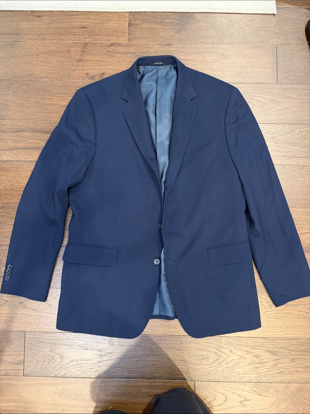Joseph Abboud Men’s Navy Blue Blazer Sport Coat Size 44 Regular 44R - C11-511